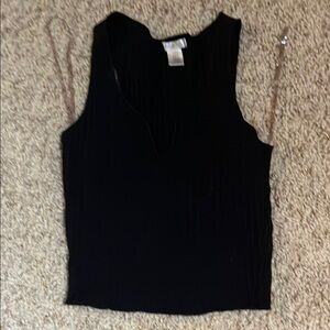 Black Sleeveless Top boxollo small